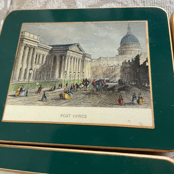 6 Vintage British Coaster Set *FAIR* - Picture 4 of 8